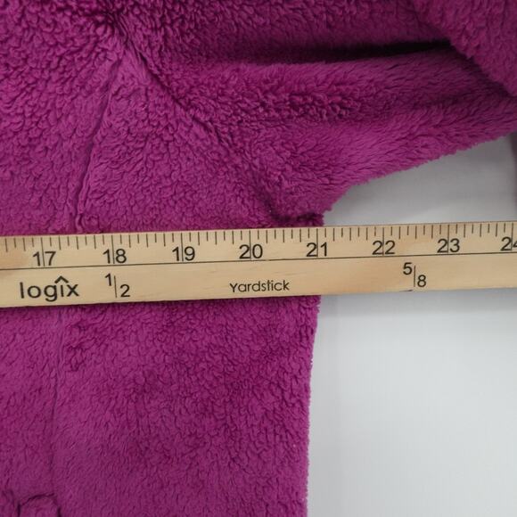 North‎ Face Jacket Womens Large Purple Fleece Full Zip Outdoor Fuzzy Winter Warm - Picture 5 of 16